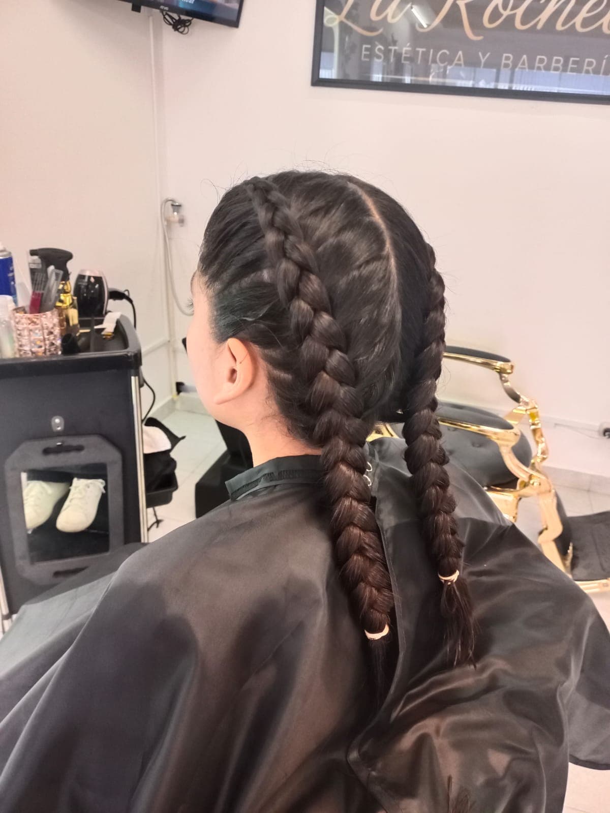 Peinado con trenzas